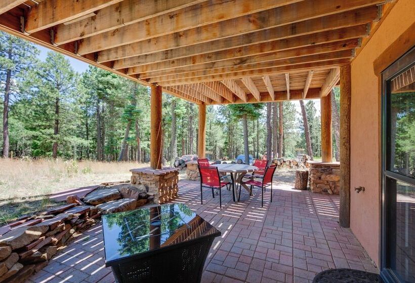 Southwestern Angel Fire Abode W/ Game Room