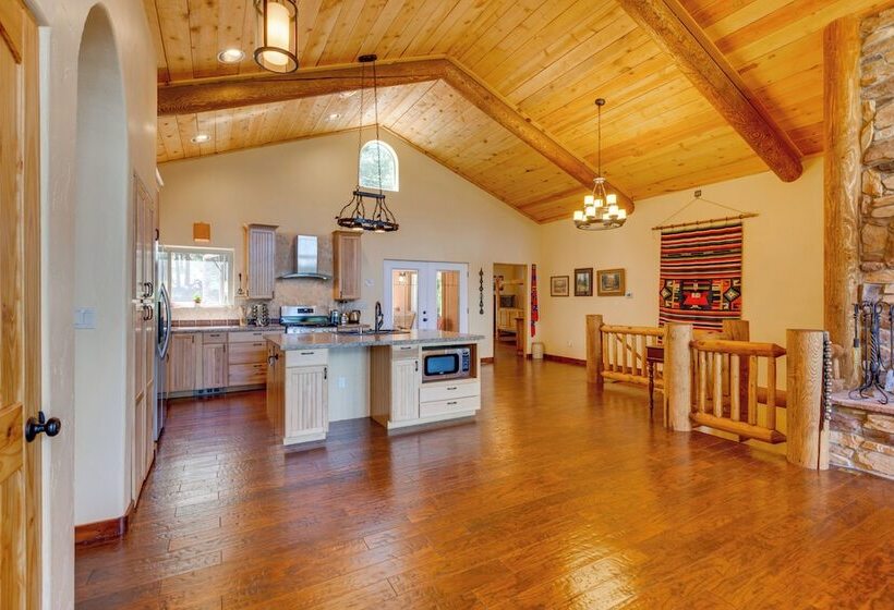 Southwestern Angel Fire Abode W/ Game Room