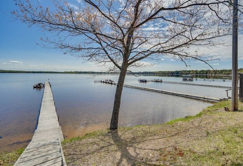 Stone Lake Cabin W/ Private Deck & Fire Pit!
