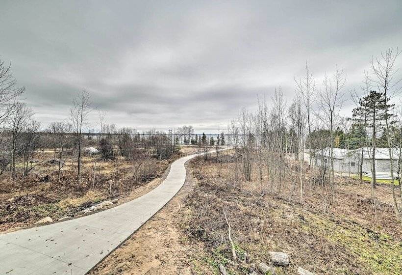 Suttons Bay Home W/ Fire Pit & Lake Views!