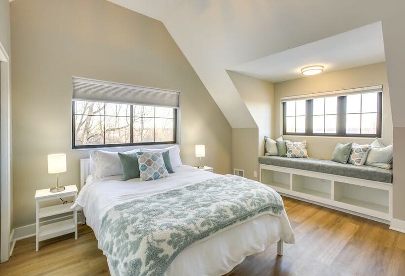 Suttons Bay Home W/ Fire Pit & Lake Views!