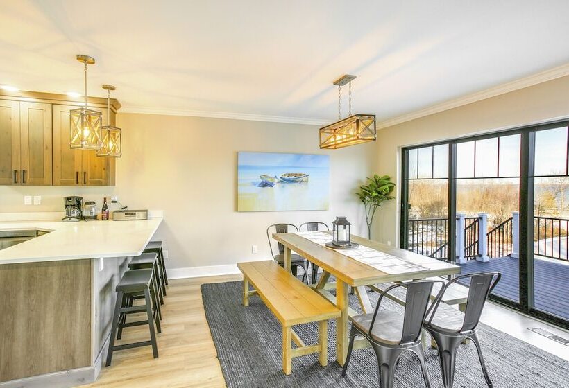 Suttons Bay Home W/ Fire Pit & Lake Views!