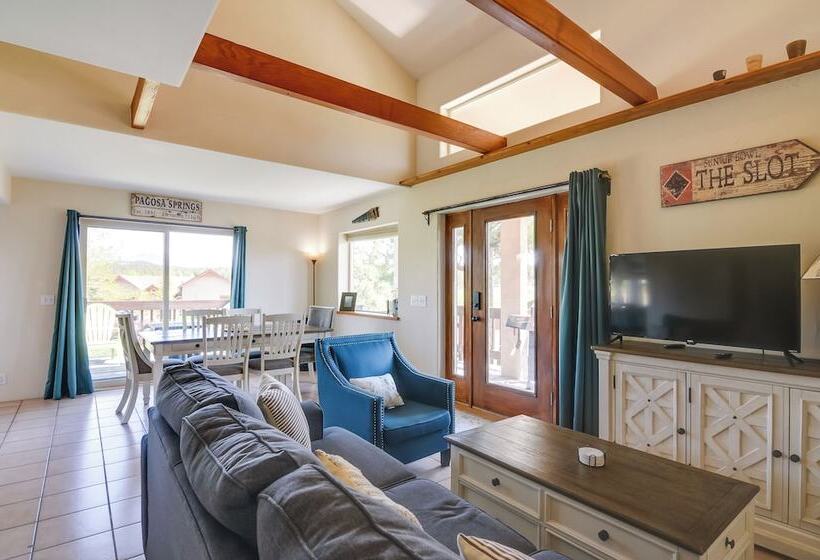 Deck & Fire Pit: Pagosa Springs Home!