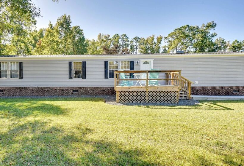 Supply Cottage W/ Deck < 2 Mi To The Beach!