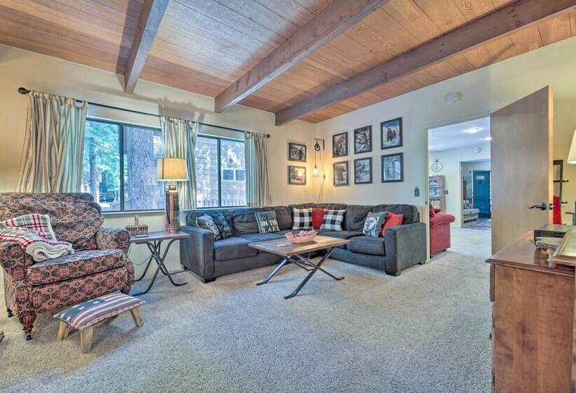Near Lake: Cabin W/ Fire Pit & Grill In Truckee!