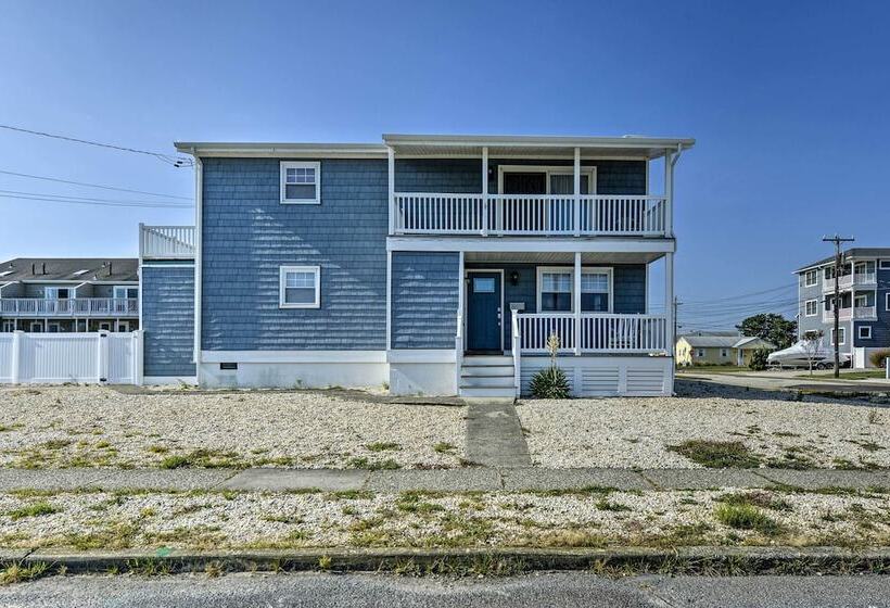 Waterfront Brigantine Home, Walk To Beach!