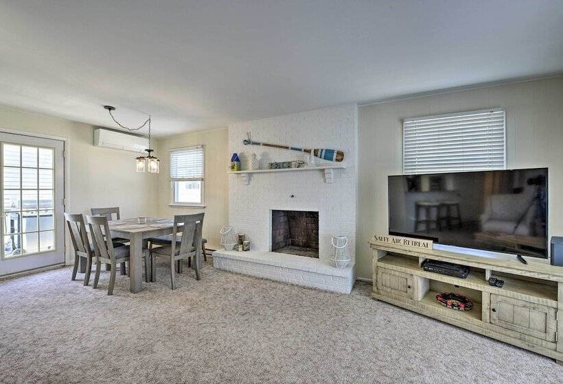 Waterfront Brigantine Home, Walk To Beach!