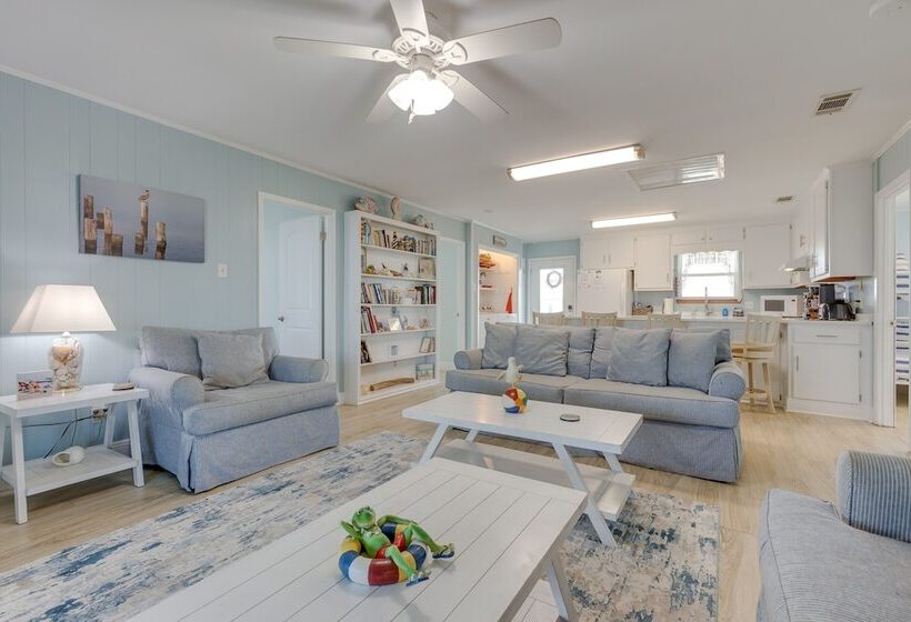 Waterfront Dauphin Island Home W/ Deck & Boat Dock