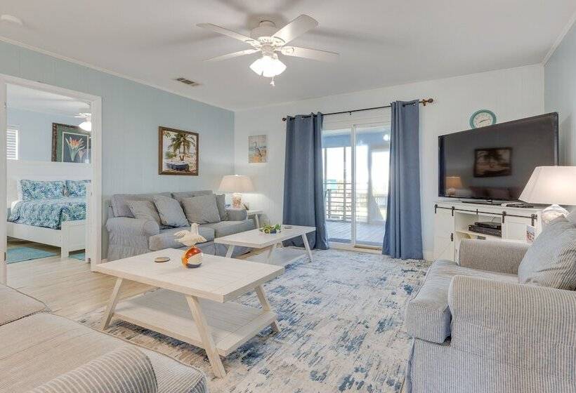 Waterfront Dauphin Island Home W/ Deck & Boat Dock