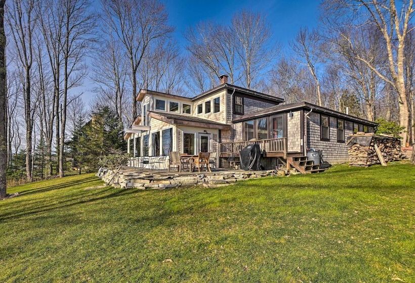 Oceanfront Frenchman Bay Home: Stunning View!