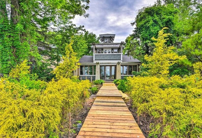 Waterfront Home On Harsens Island W/ Dock!