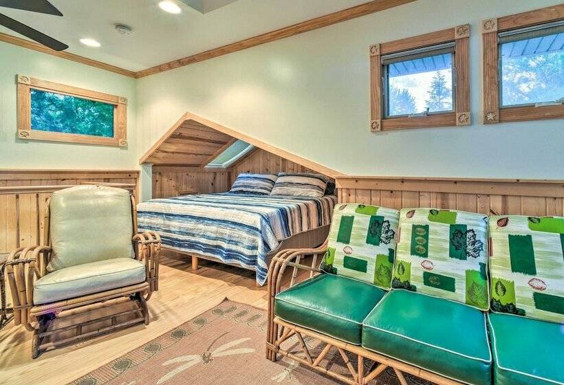 Waterfront Home On Harsens Island W/ Dock!