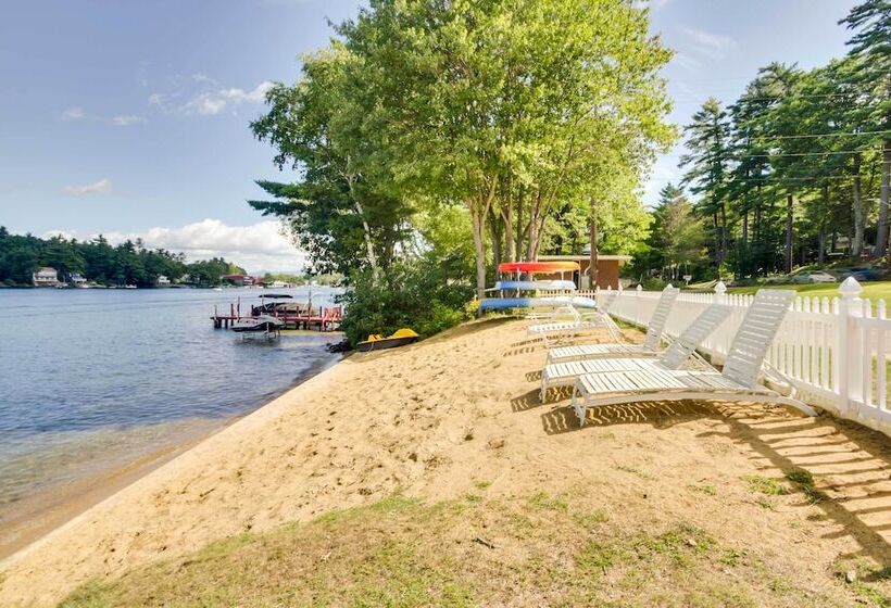 Laconia Home W/ Beach   1/2 Mi To Weirs Beach