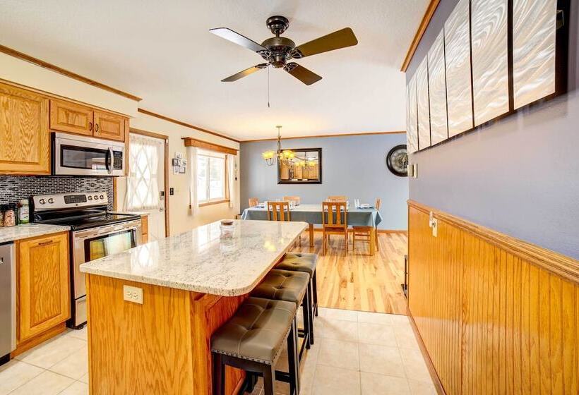 Waterfront Evart House On Chippewa Lake Channel