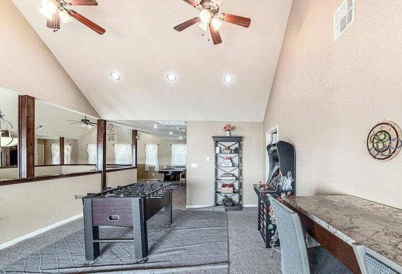 Waterfront Lake Eufaula Home: Multi Level Balcony