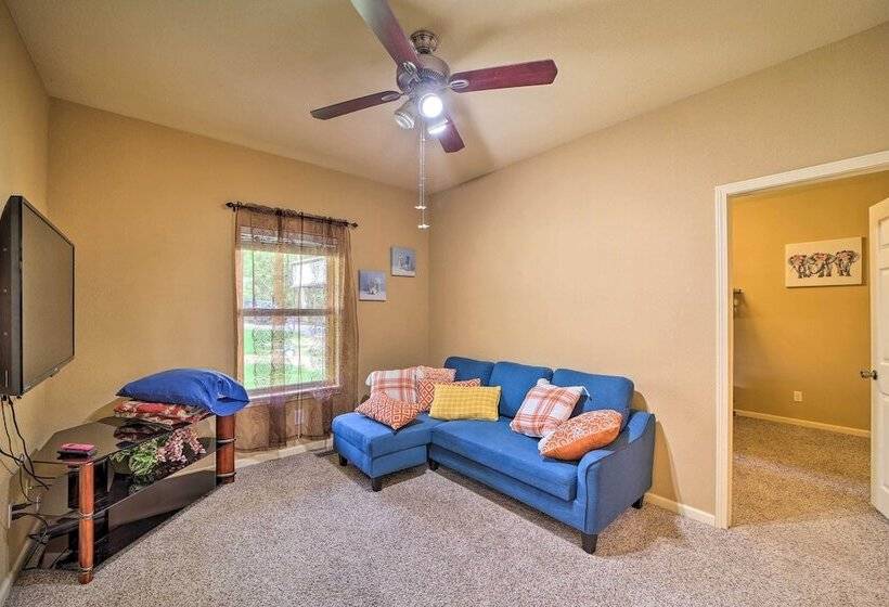Waterfront Lake Eufaula Home: Multi Level Balcony