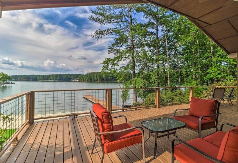 Waterfront Lake Martin Home W/ Grill & Beach!