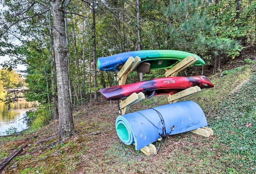 Waterfront Lake Martin Home W/ Private Dock & View