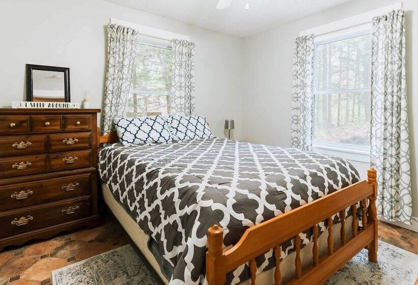 Waterfront Sebec Lake Home W/ Yard + Fire Pit