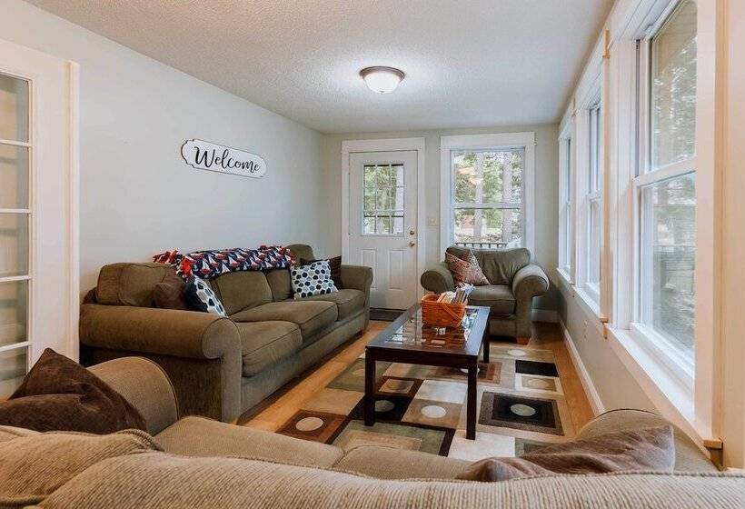 Waterfront Sebec Lake Home W/ Yard + Fire Pit