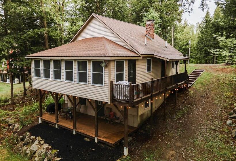 Waterfront Sebec Lake Home W/ Yard + Fire Pit
