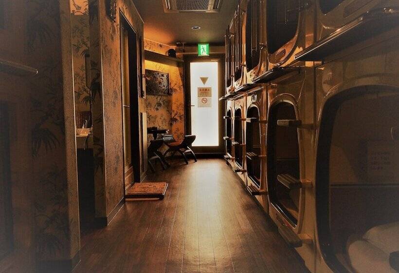 מלון כמוסות Capsule Inn Shimbashi  Men Only