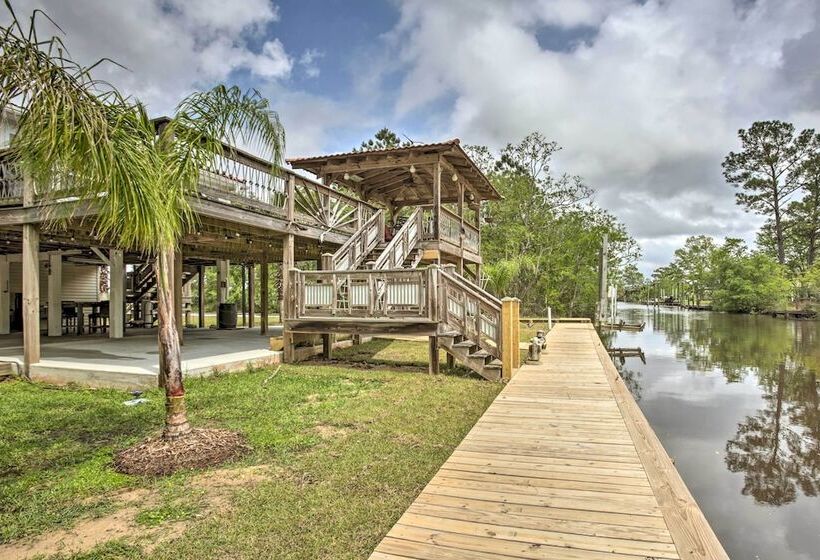 Bay St. Louis House W/ Boat Dock & Launch!