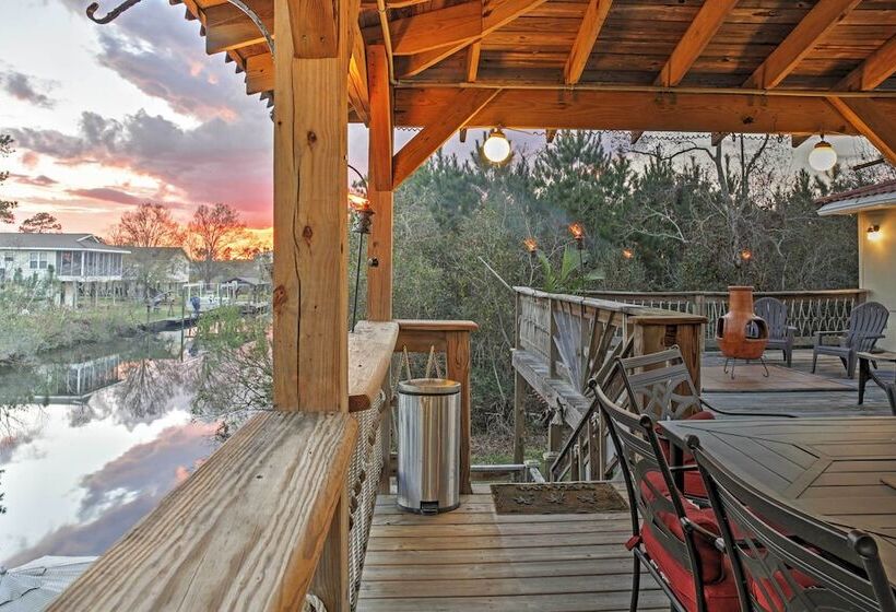 Bay St. Louis House W/ Boat Dock & Launch!