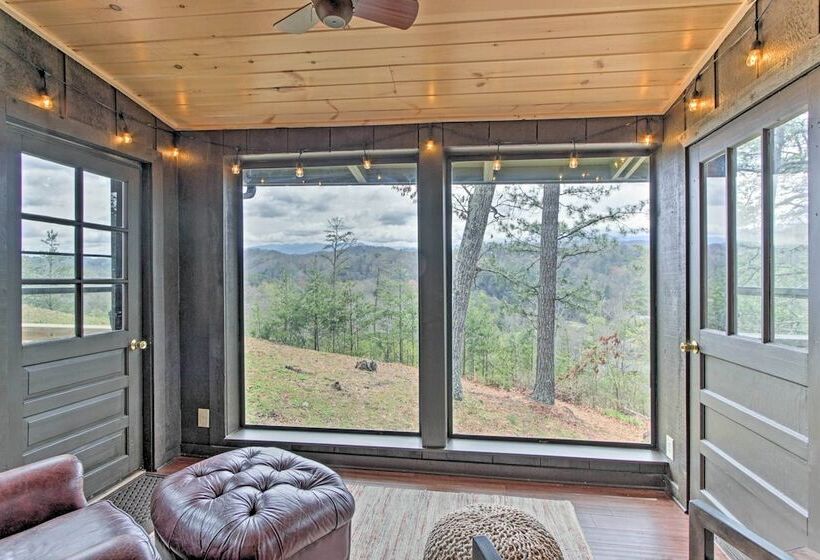 Camp Themed Sevierville Cabin W/ Hot Tub + Teepee!