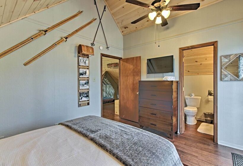 Camp Themed Sevierville Cabin W/ Hot Tub + Teepee!