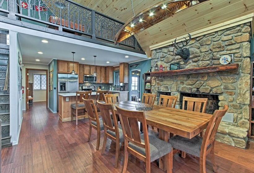 Camp Themed Sevierville Cabin W/ Hot Tub + Teepee!