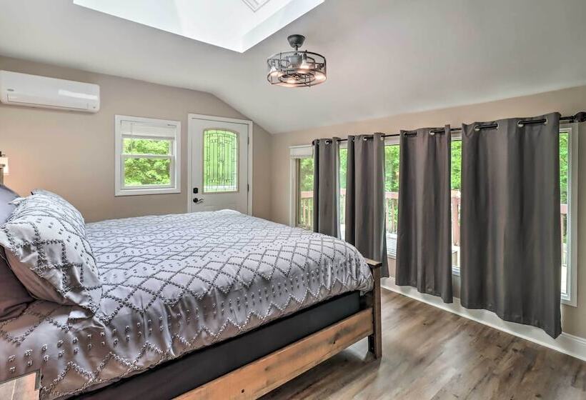 Chic Long Pond Family Home W/ Fire Pits & Deck!