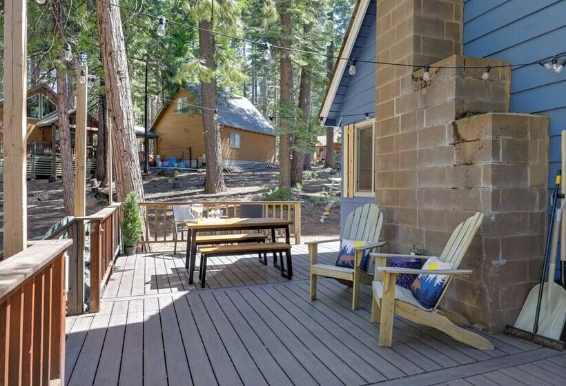 3 Mi To Big Trees State Park: Cabin W/ Scenic Deck