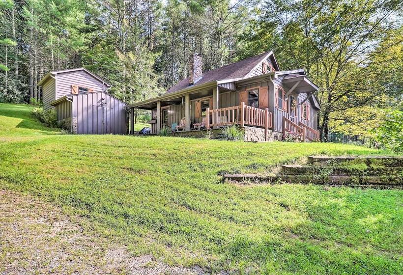 Rustic Cabin W/ Patio & Pond On Blue Ridge Parkway