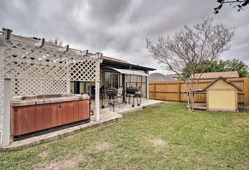 Dog Friendly Texas Retreat W/ Hot Tub, Patio & Bar