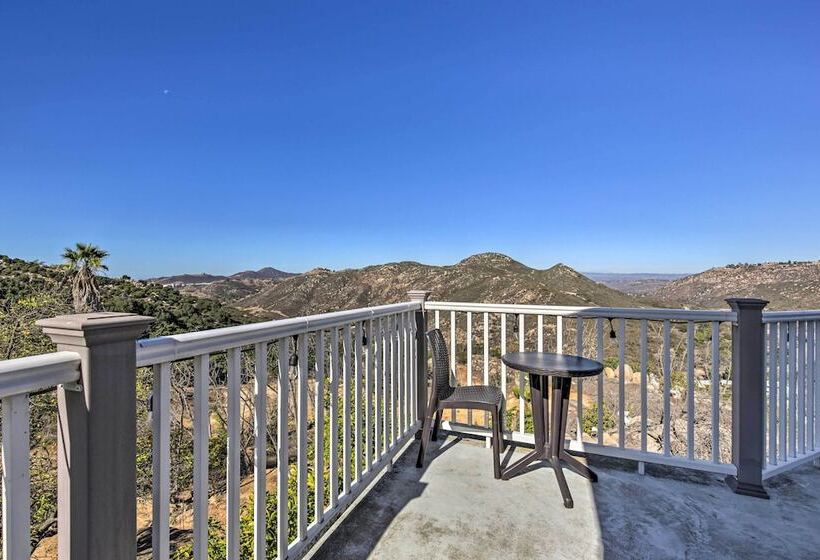 Escondido Hilltop Home W/ Deck & Views!