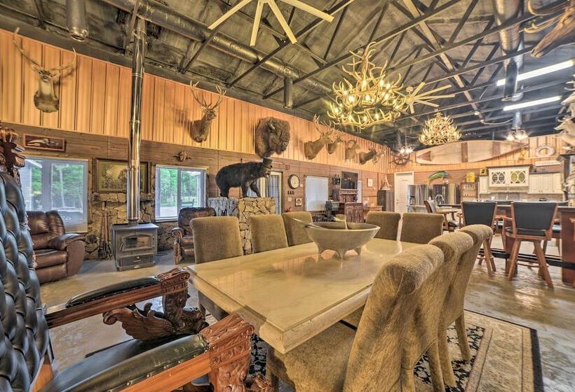 Family Leatherwood Resort Cabin W/ Fire Pit!