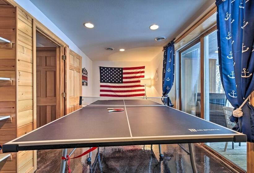 The Minocqua Blue House  W/ Private Beach & Pier