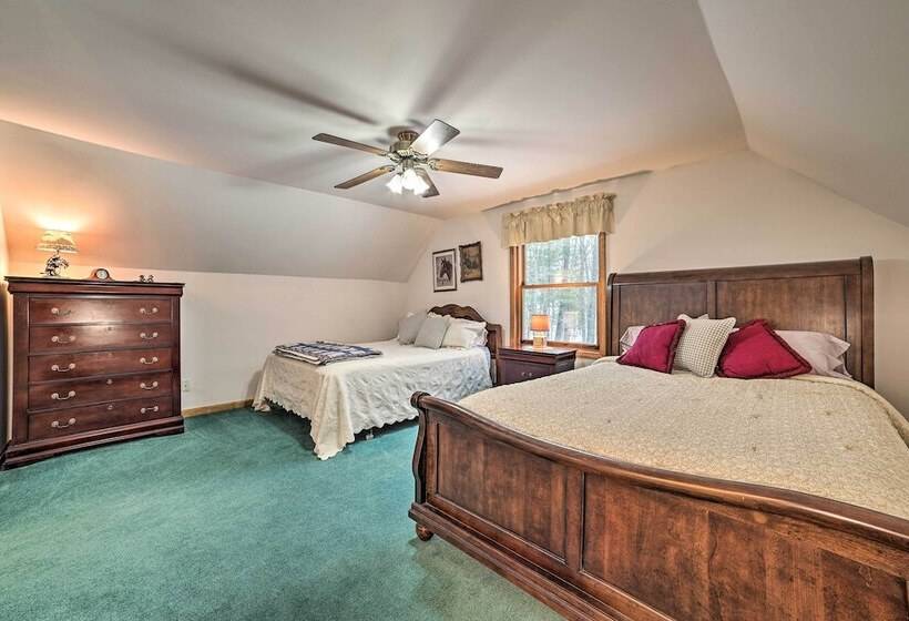 Inviting Lake Vue Lodge Home W/ Fire Pit + Deck