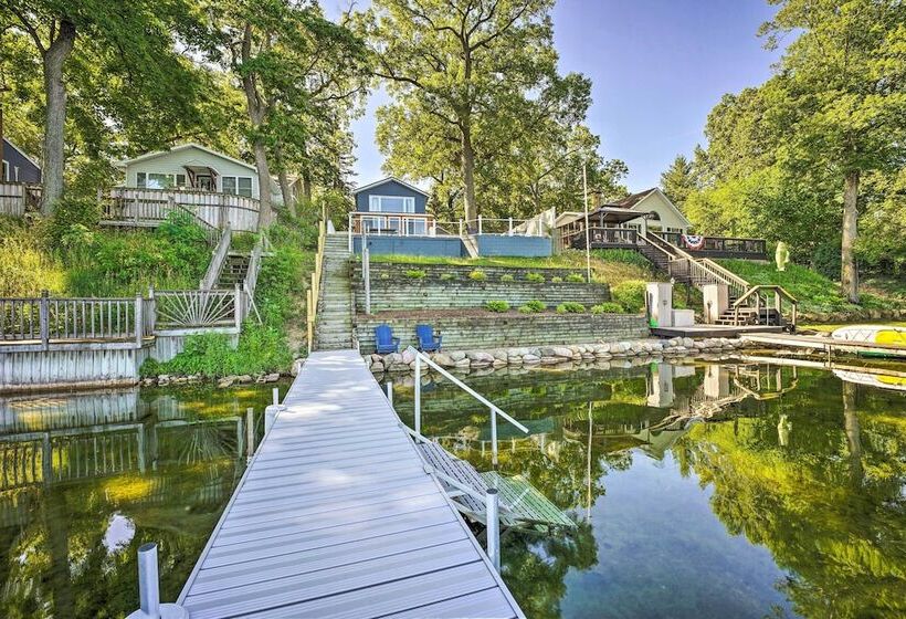 Lakefront Battle Creek Home W/ Fishing Dock!