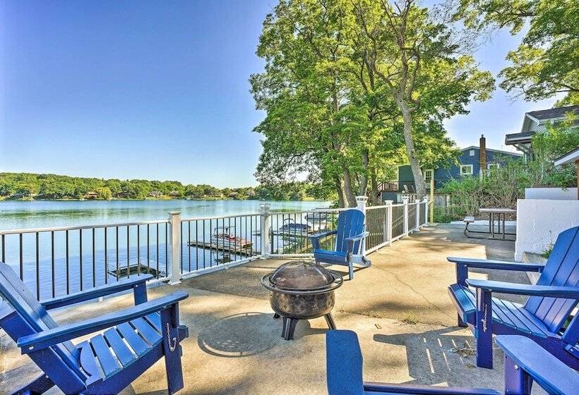 Lakefront Battle Creek Home W/ Fishing Dock!