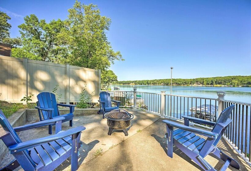 Lakefront Battle Creek Home W/ Fishing Dock!