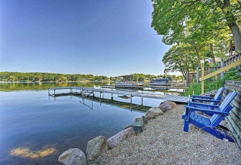 Lakefront Battle Creek Home W/ Fishing Dock!