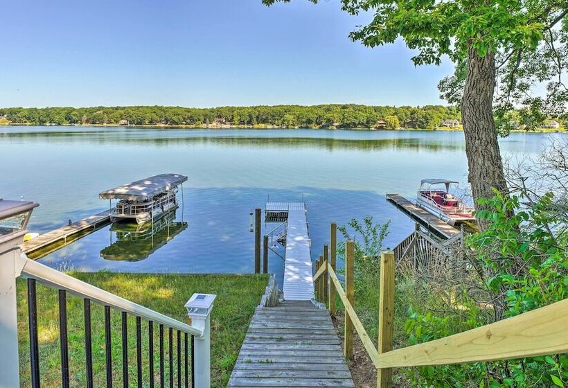Lakefront Battle Creek Home W/ Fishing Dock!