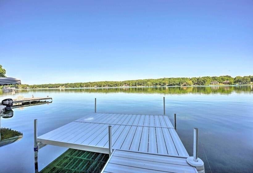 Lakefront Battle Creek Home W/ Fishing Dock!