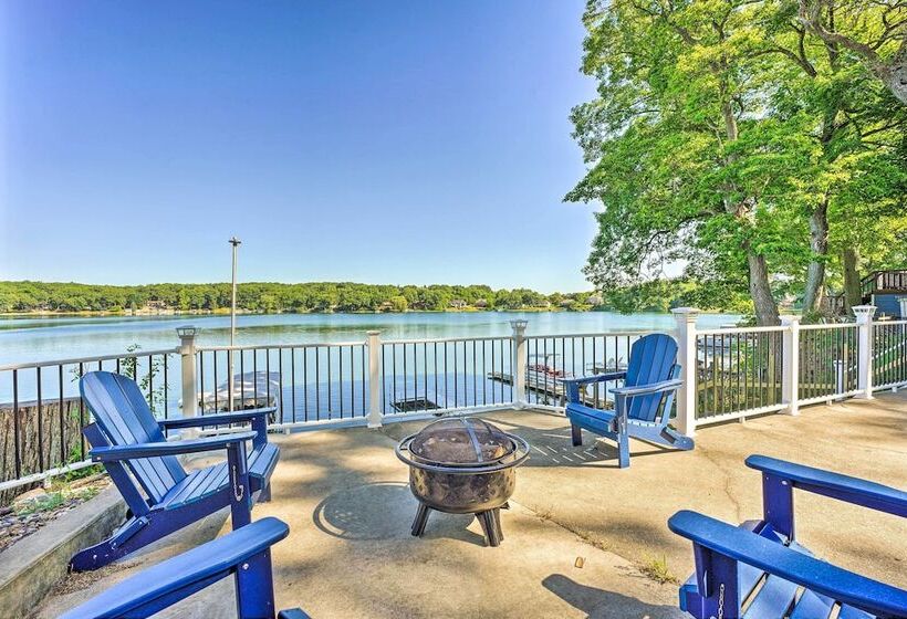 Lakefront Battle Creek Home W/ Fishing Dock!