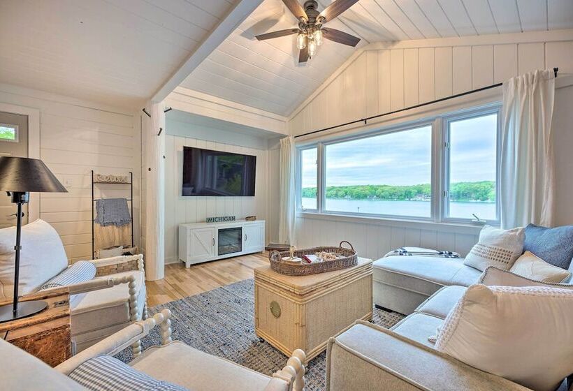 Lakefront Battle Creek Home W/ Fishing Dock!