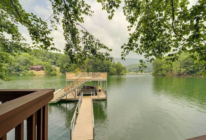 Lakefront Butler Retreat W/ Hot Tub & Dock!