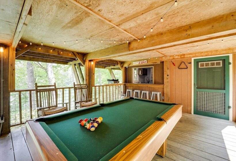 Lakefront Butler Retreat W/ Hot Tub & Dock!