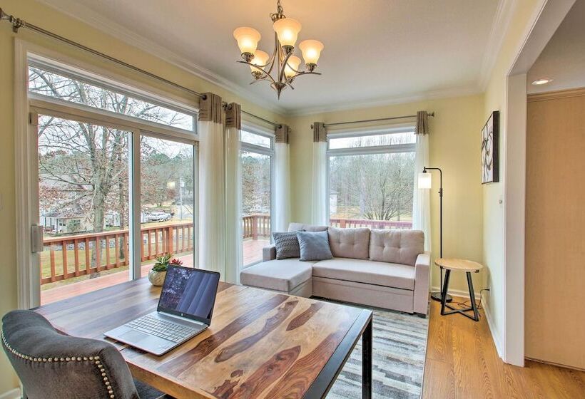 Lakefront Hot Springs Home W/ Deck & Boat Dock